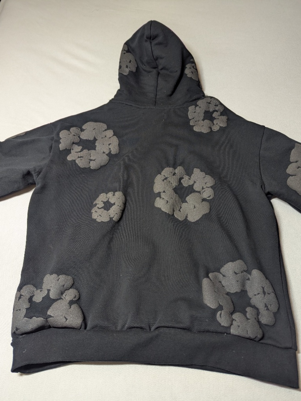 Denim Tears Wreath-Print Hoodie - Size XLarge - Picture 3 of 5